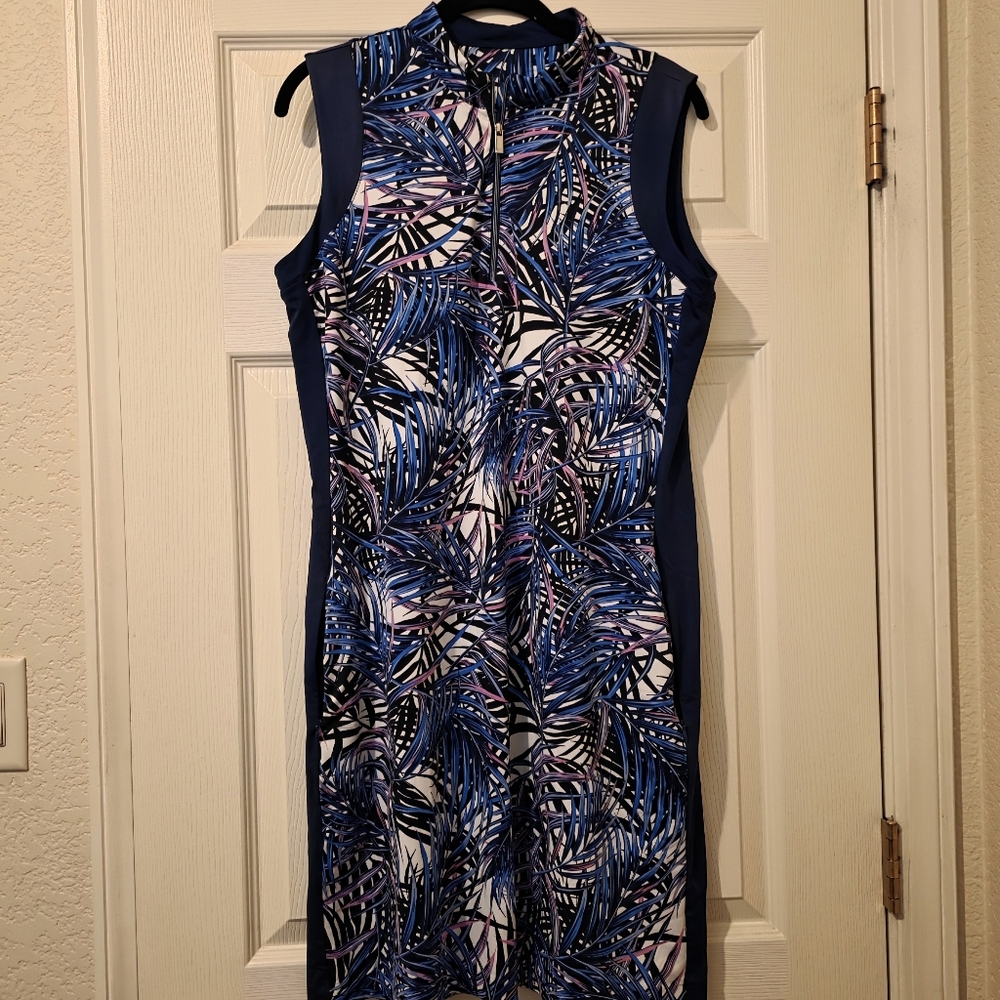 Golf Dress from Tail Activewear, featuring their "Palm Isle" Print